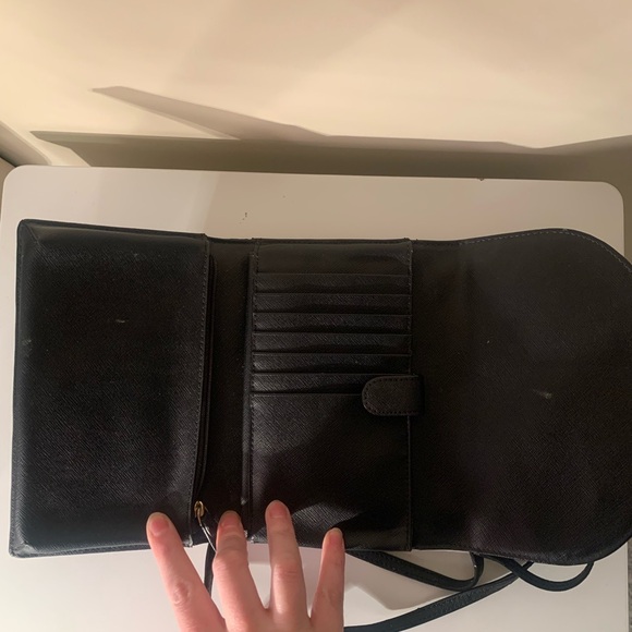 Kate Spade Black and Pink Cat Design Women's Bag - Picture 3 of 4